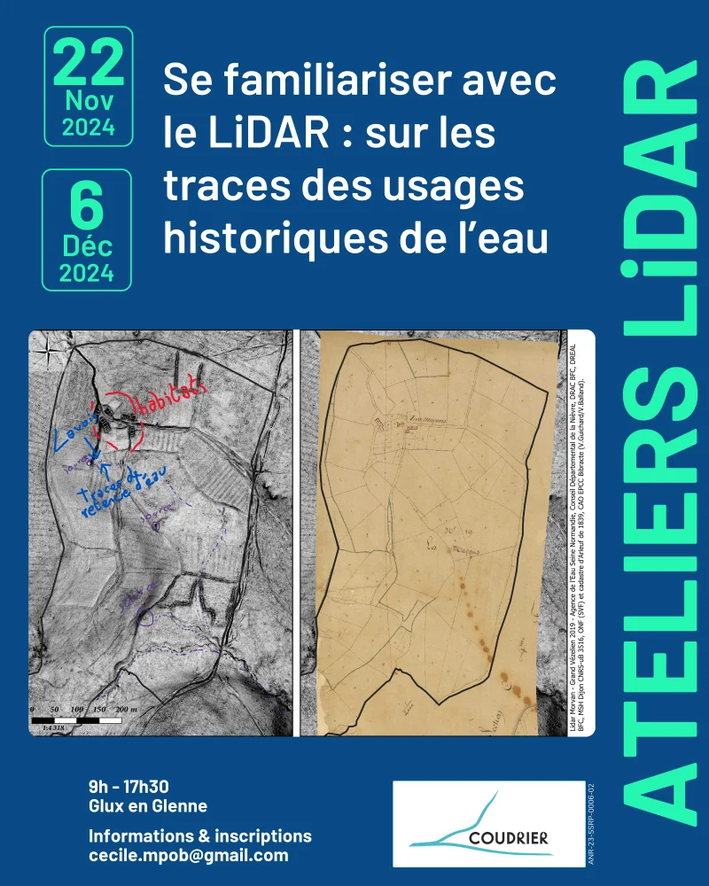 Se familiariser avec le LiDAR : sur les traces des usages historiques de l’eau